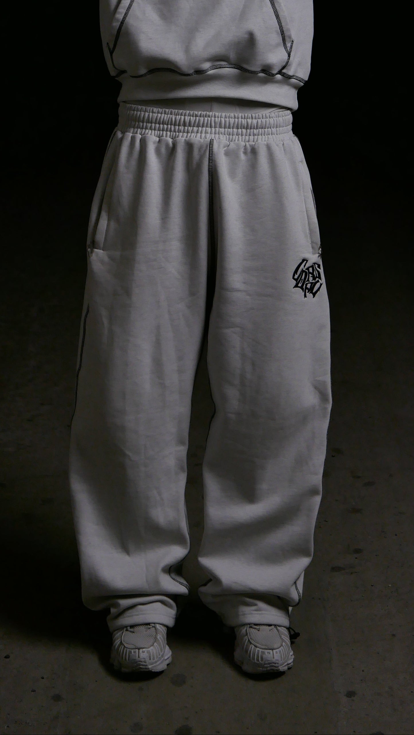 Jogging Gris Oversize 500GSM — Corpus